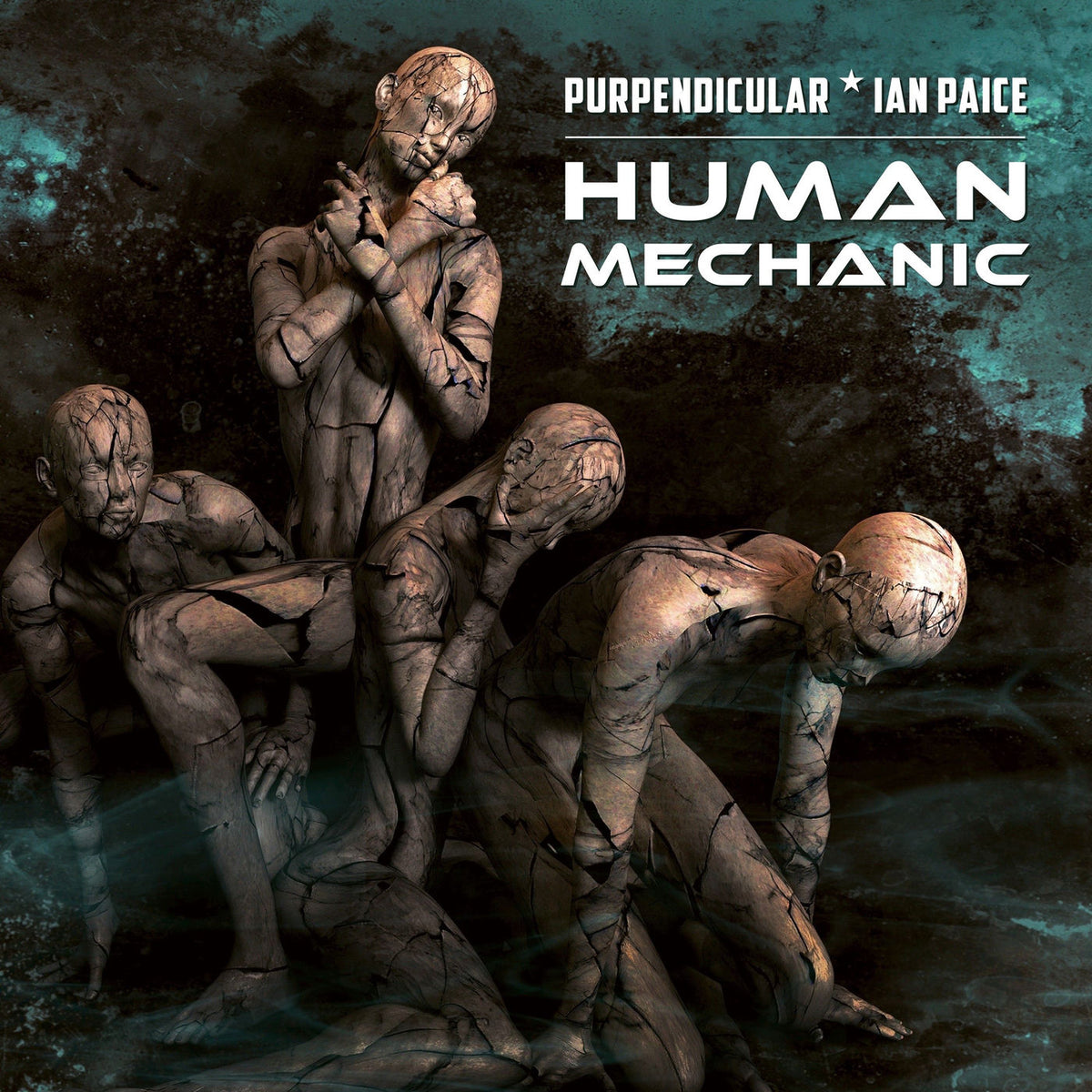 Purpendicular – Human Mechanic - Silver vinyl record cover