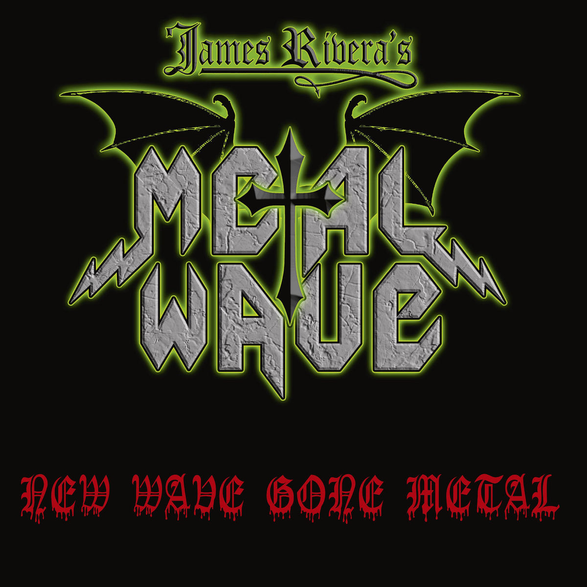 James Riveras Metal Wave – New Wave Gone Metal vinyl record cover