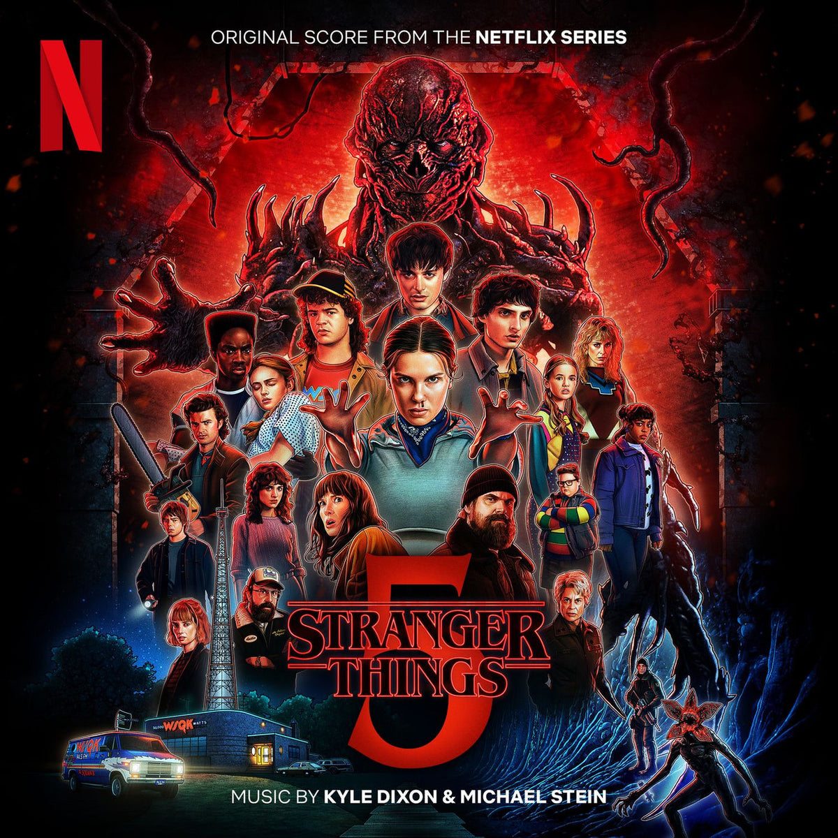 Kyle Dixon & Michael Stein – Stranger Things 5 vinyl record cover