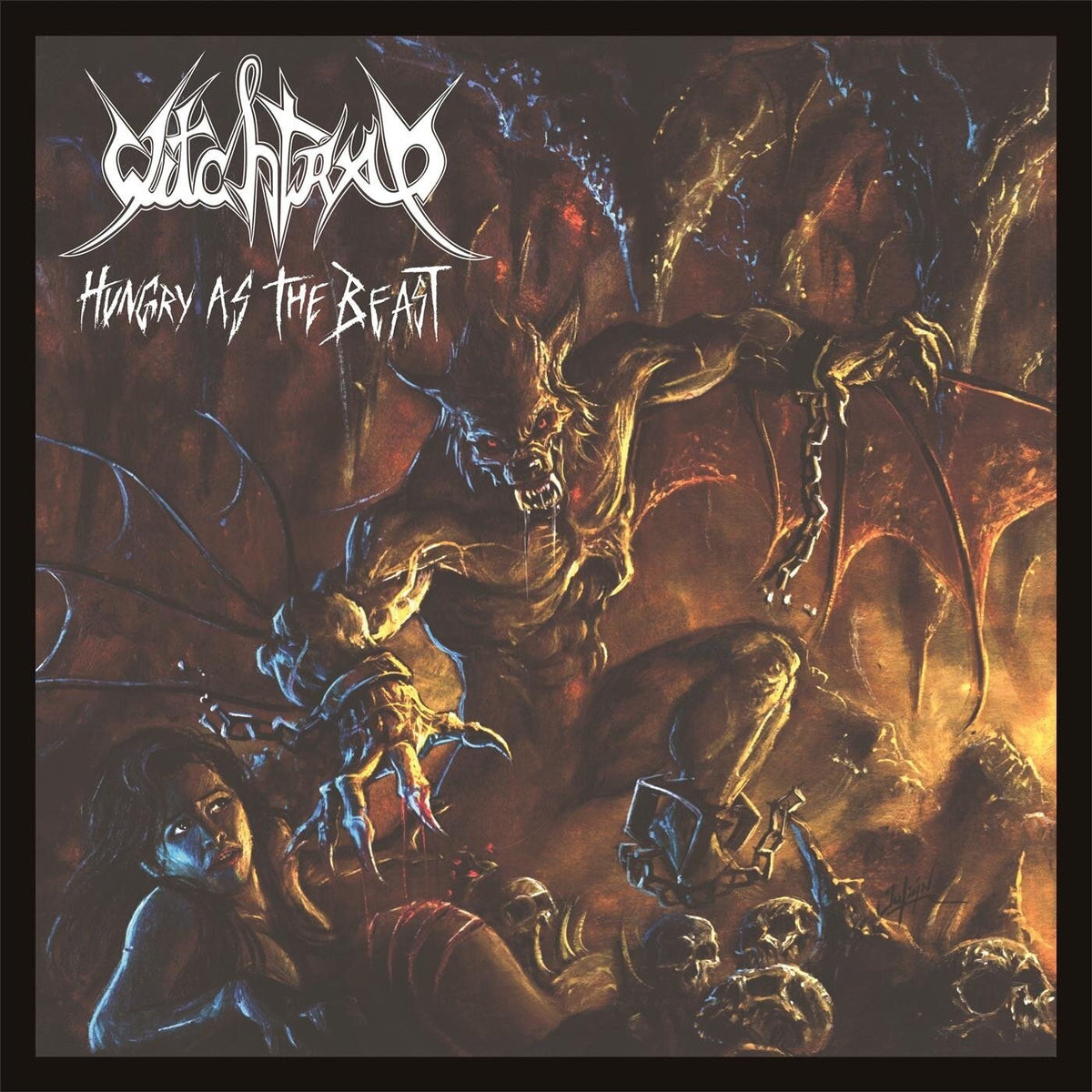 Witchtrap – Hungry As the Beast vinyl record cover
