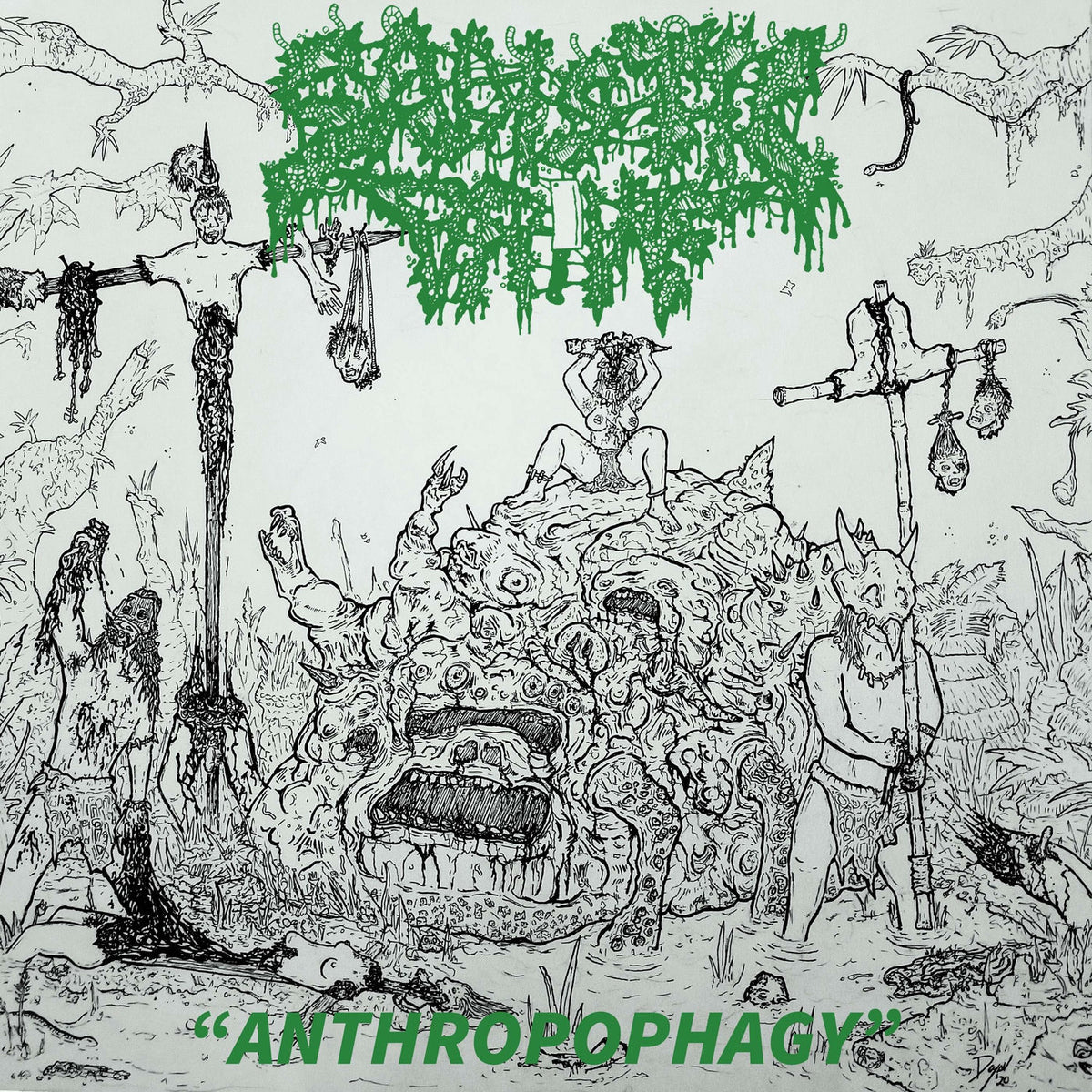 Sadistic Drive – Anthropophagy vinyl cover