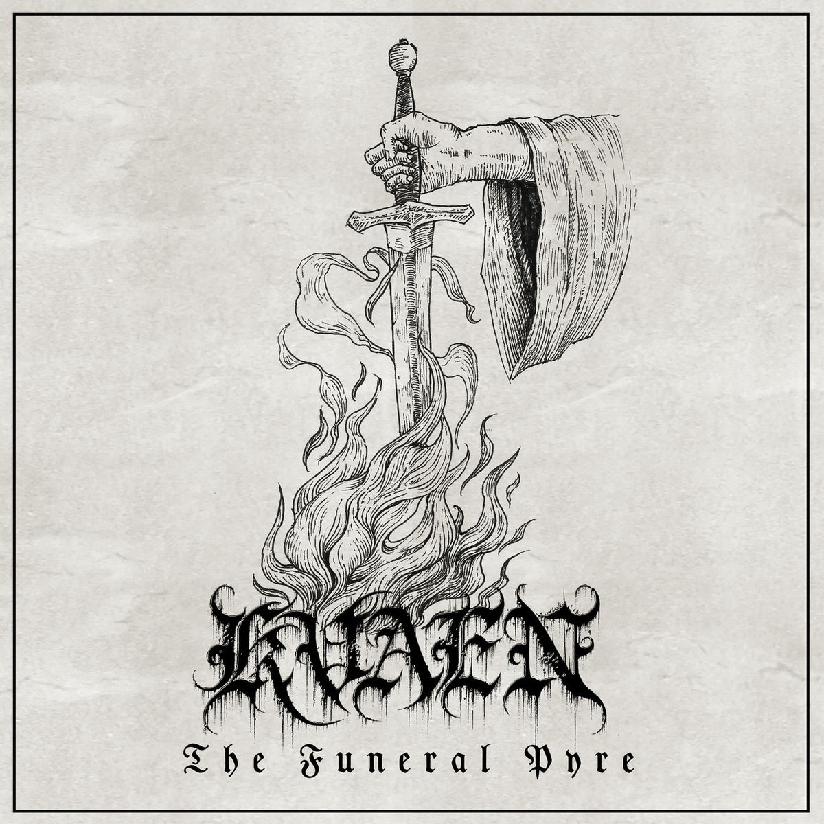 Kvaen – Funeral Pyre vinyl record cover