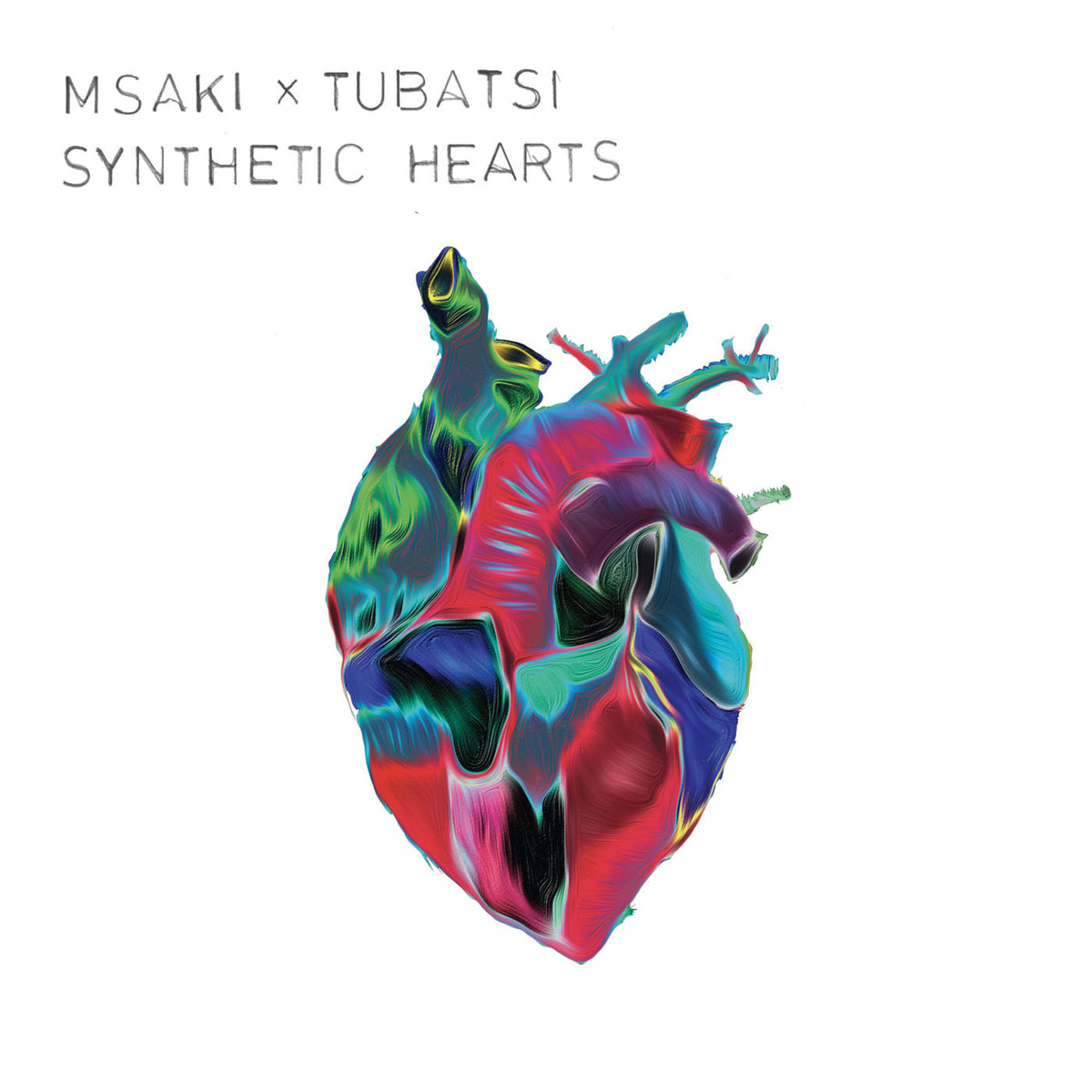 Msaki – Synthetic Hearts vinyl cover