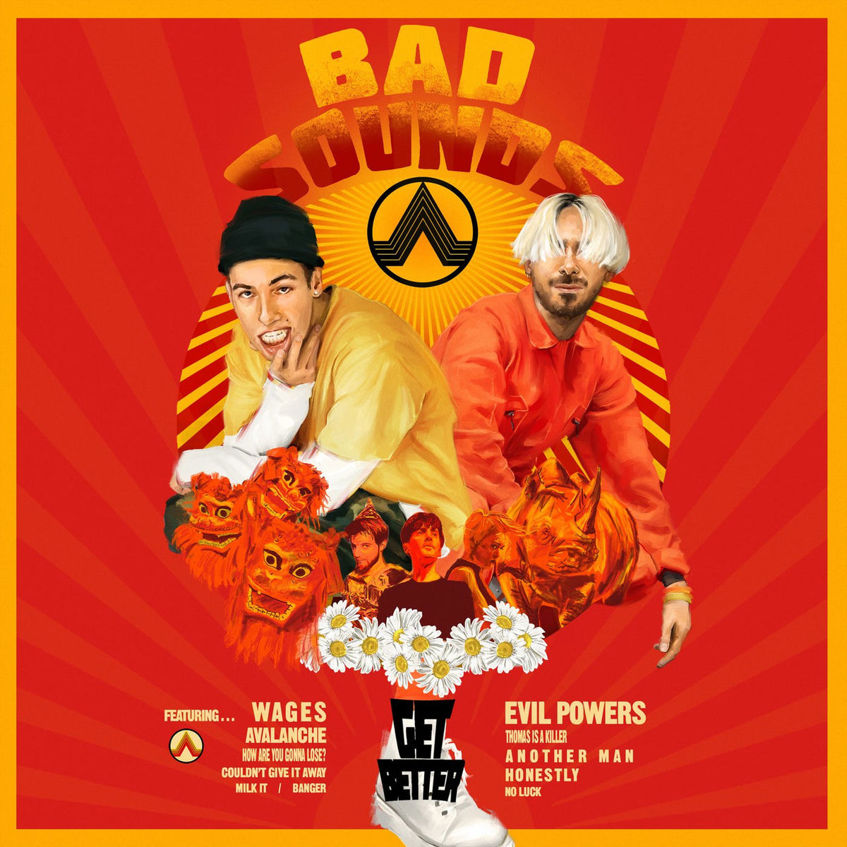 Bad Sounds – Get Better vinyl record cover