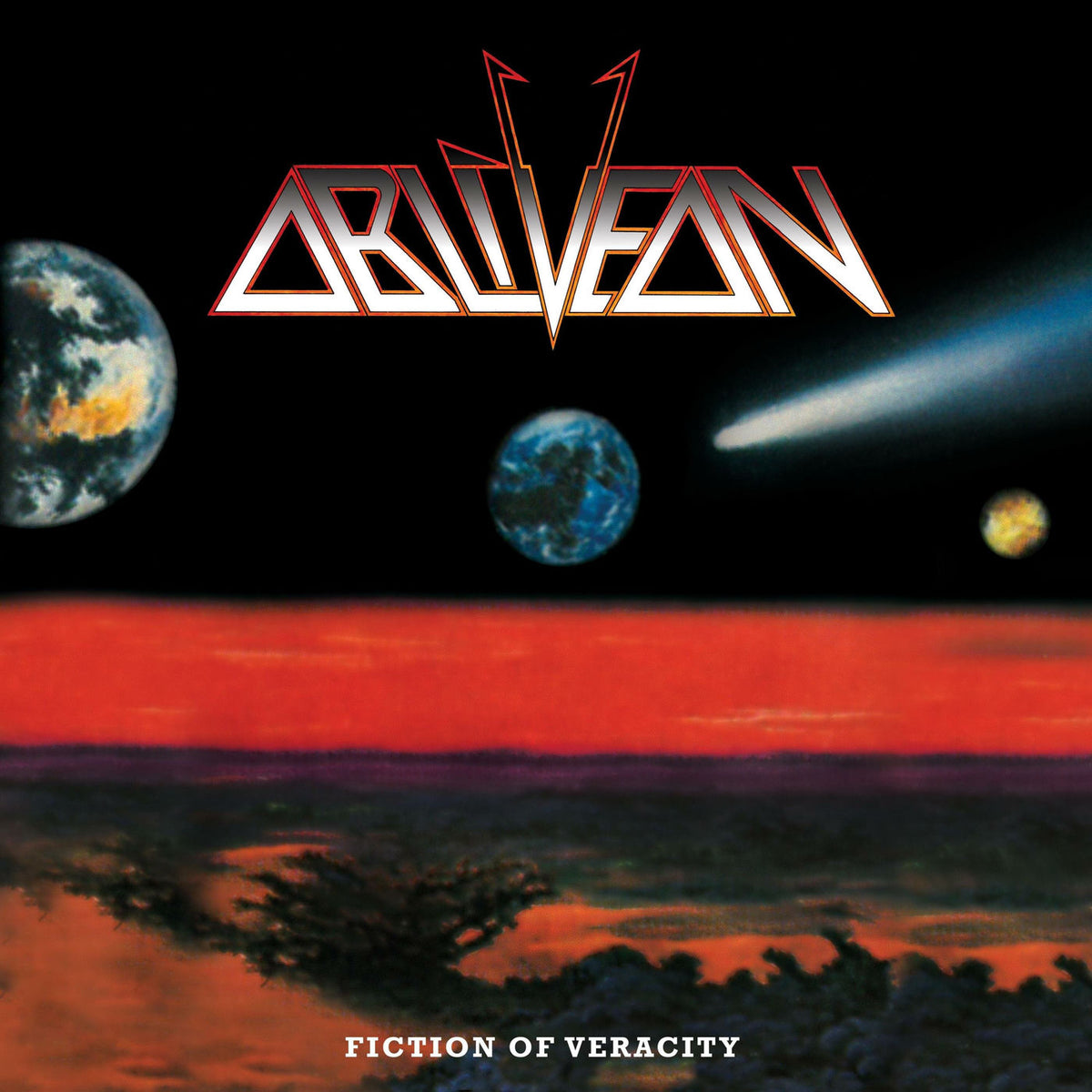 Obliveon – Fiction Of Veracity vinyl record cover