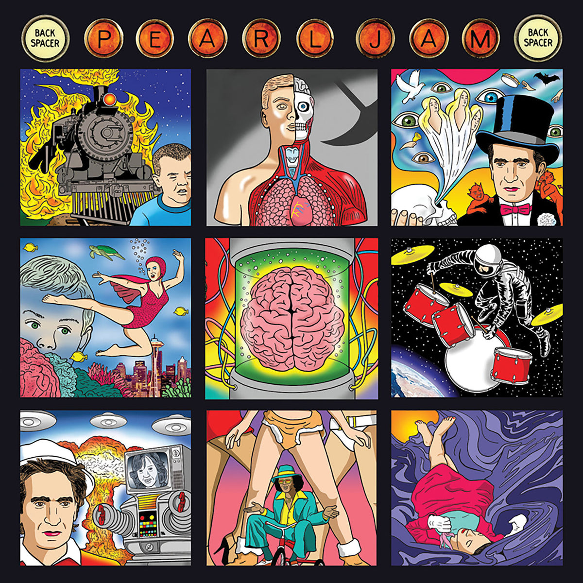 Pearl Jam – Backspacer vinyl record cover