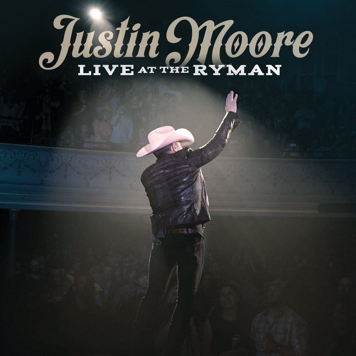 Justin Moore – Live At The Ryman vinyl record cover