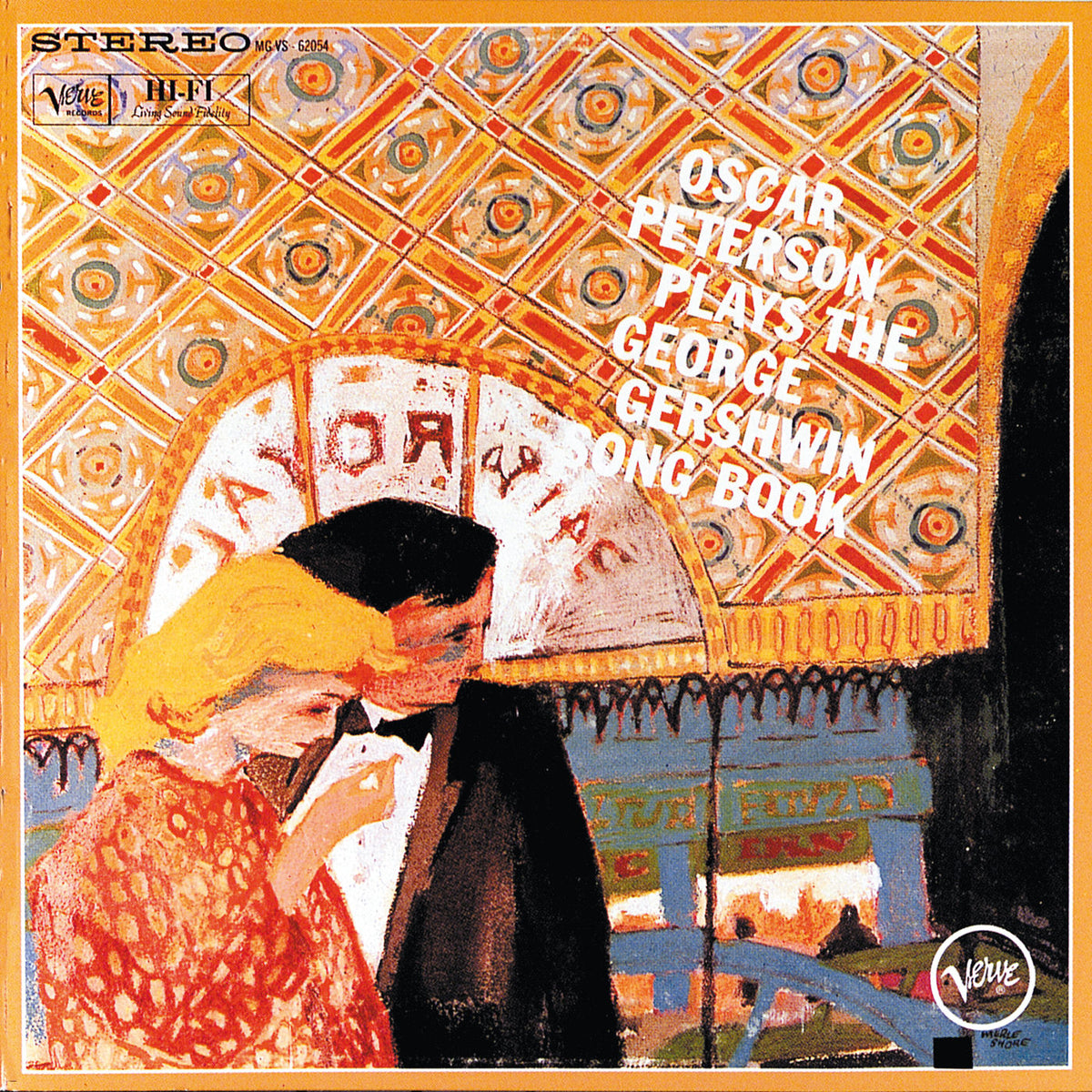 Oscar Peterson – Plays the George Gershwin Song Book vinyl record cover