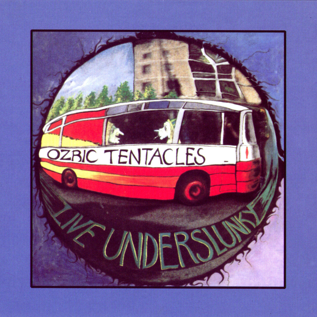 Ozric Tentacles – Live Underslunky vinyl record cover