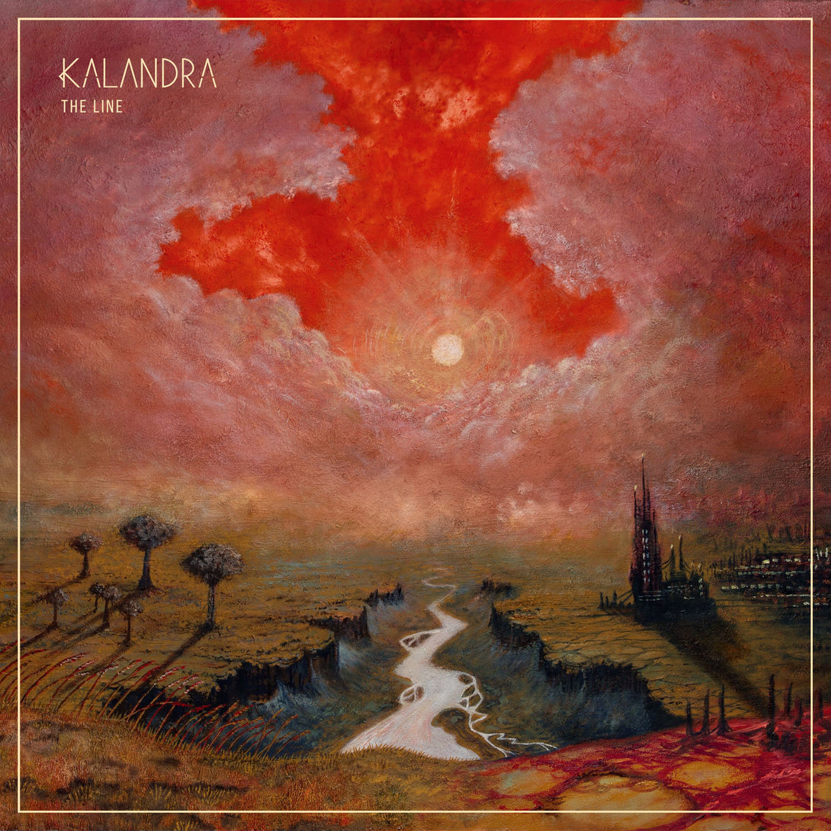 Kalandra – The Line vinyl record cover