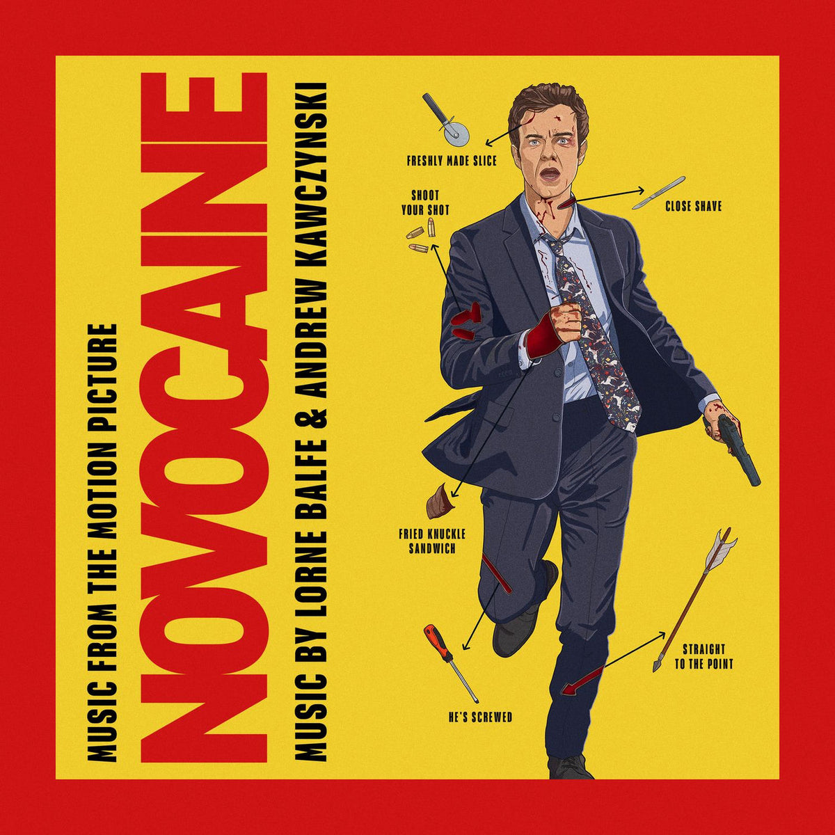 Lorne Balfe – Novocaine (Music from the Motion Picture) vinyl cover