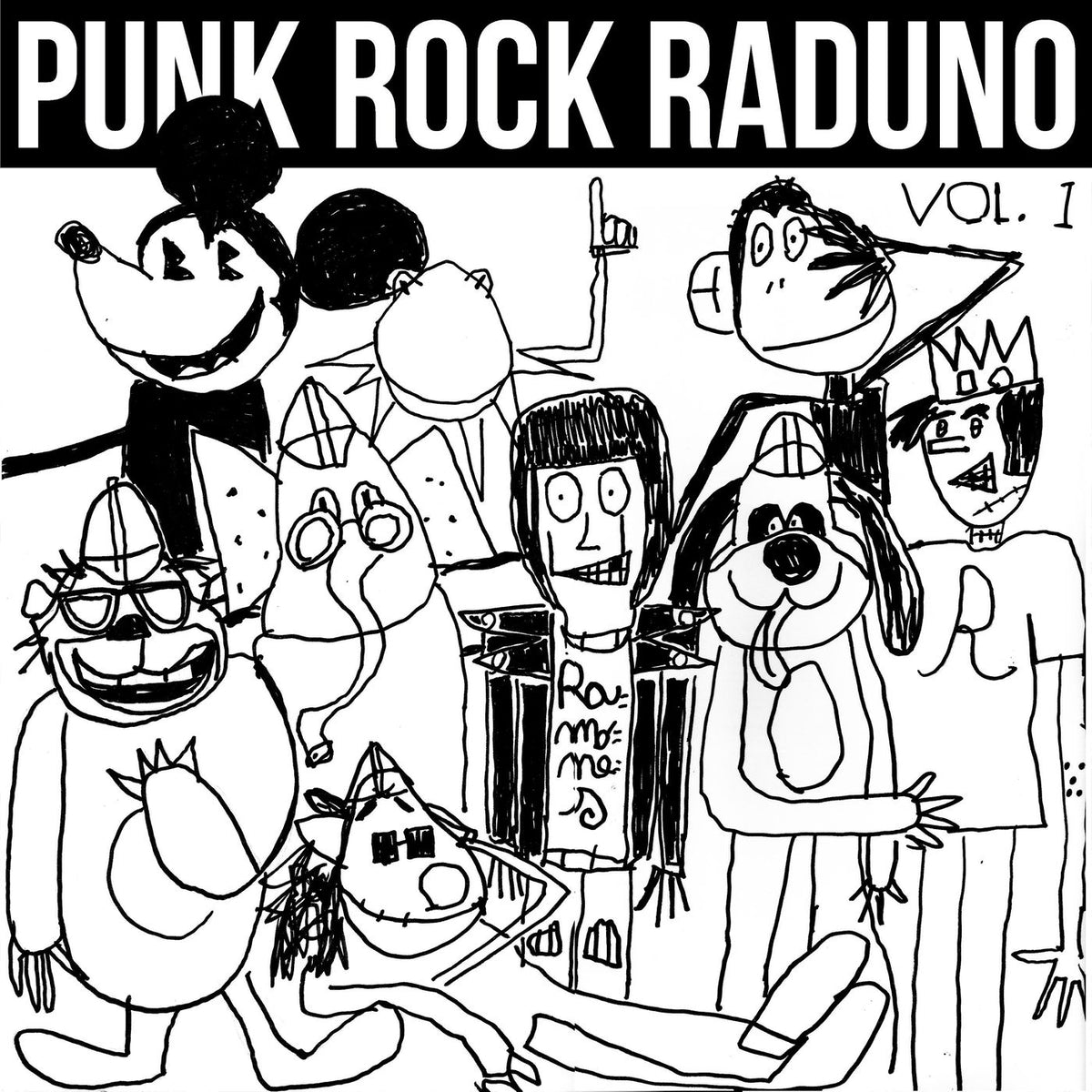 Various Artists – Punk Rock Raduno Vol.1 vinyl record cover