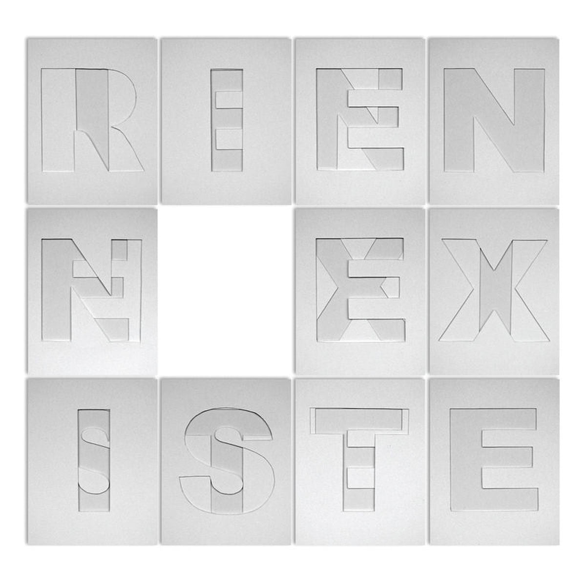 The Untied Knot – Rien n'existe vinyl cover