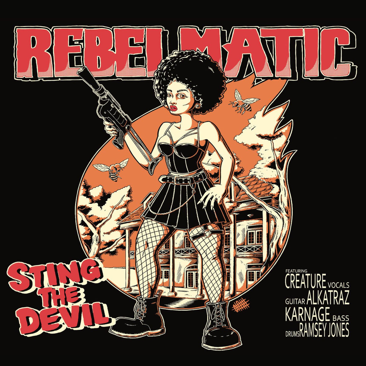 Rebelmatic – Sting the Devil vinyl record cover