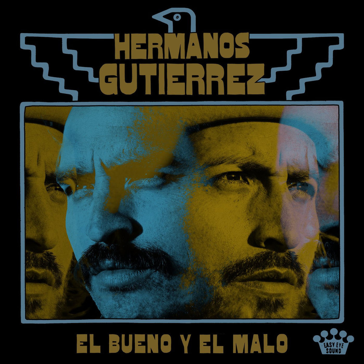 Hermanos Gutierrez – El Bueno & El Malo (Turquoise/Black Smoke Vinyl) (Indies) vinyl record cover