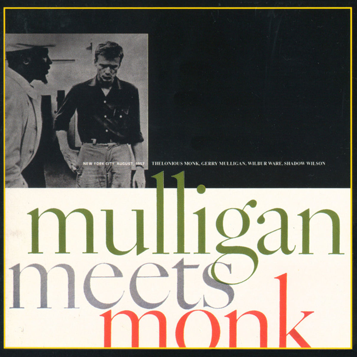 Thelonious Monk – Mulligan Meets Monk vinyl cover