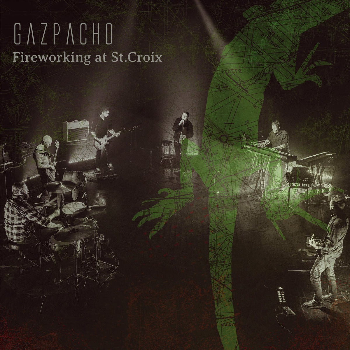 Gazpacho – Fireworking at St.Croix vinyl record cover