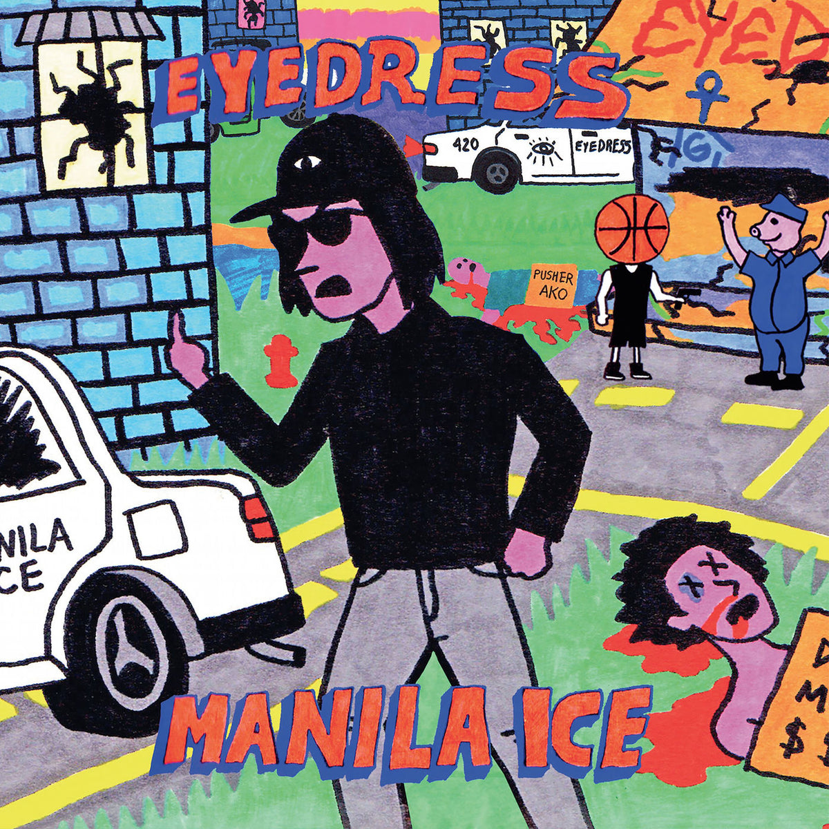 Eyedress – Manila Ice vinyl record cover