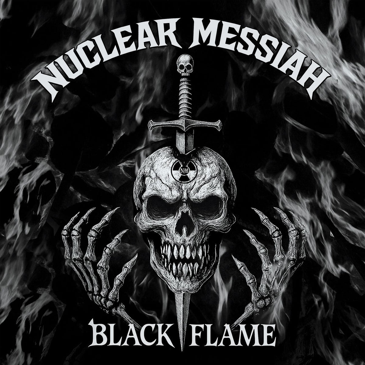 Nuclear Messiah – Black Flame vinyl record cover