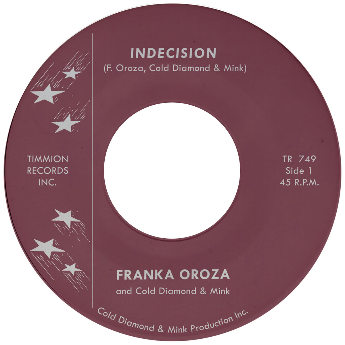 Franka Oroza – Indecision vinyl cover