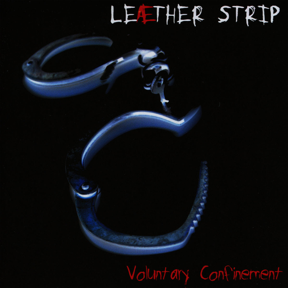 Leaetherstrip – Solitary Confinement - Blue vinyl record cover