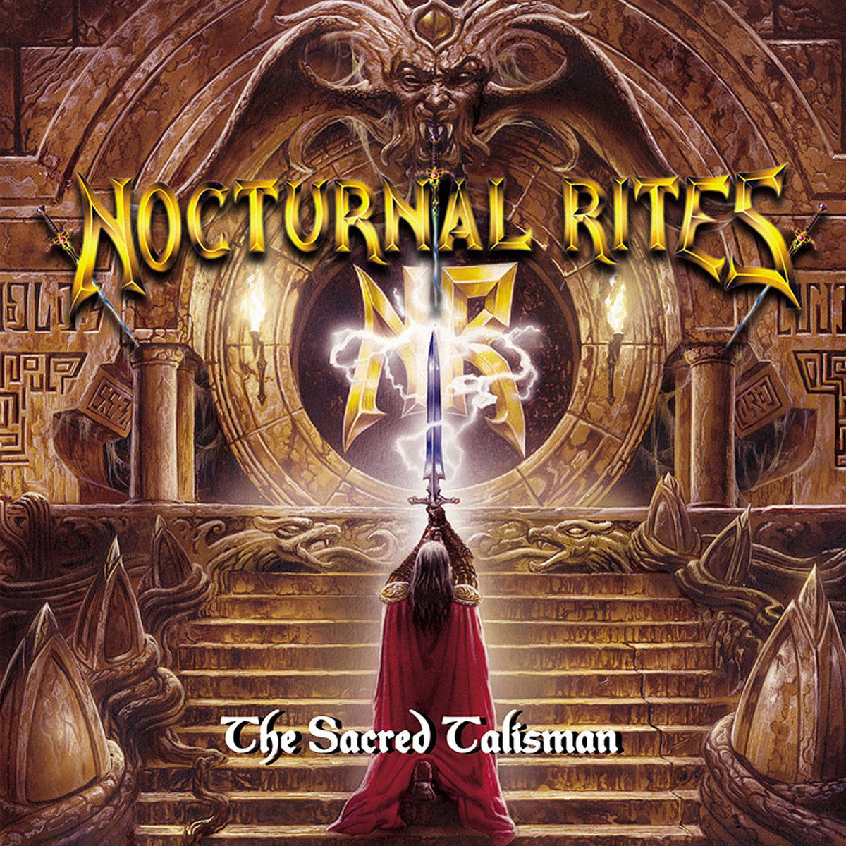 Nocturnal Rites – The Sacred Talisman vinyl record cover