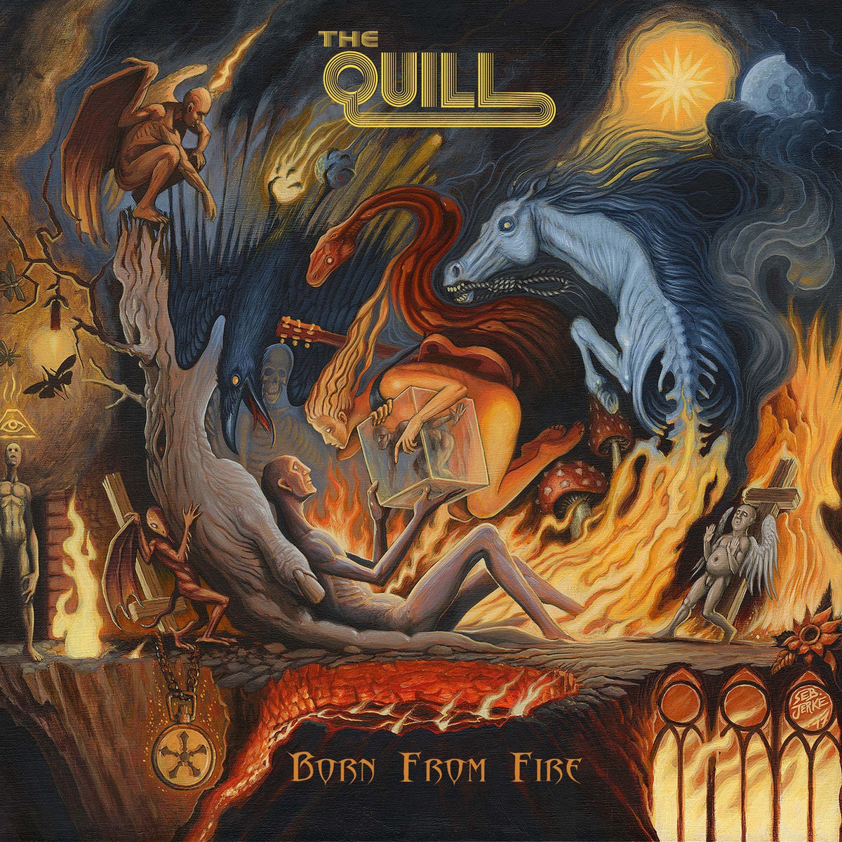 The Quill – Born From Fire (2LP) vinyl record cover