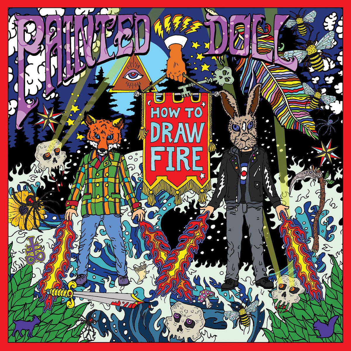 Painted Doll – How to Draw Fire vinyl record cover