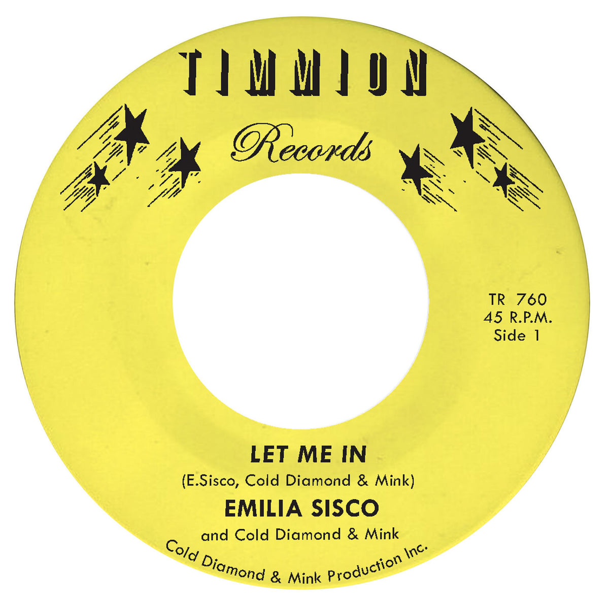 Emilia Sisco – Let Me In vinyl cover