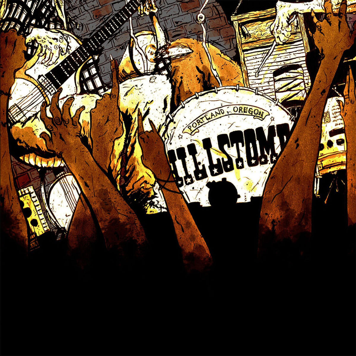Hillstomp – Portland, Ore vinyl record cover