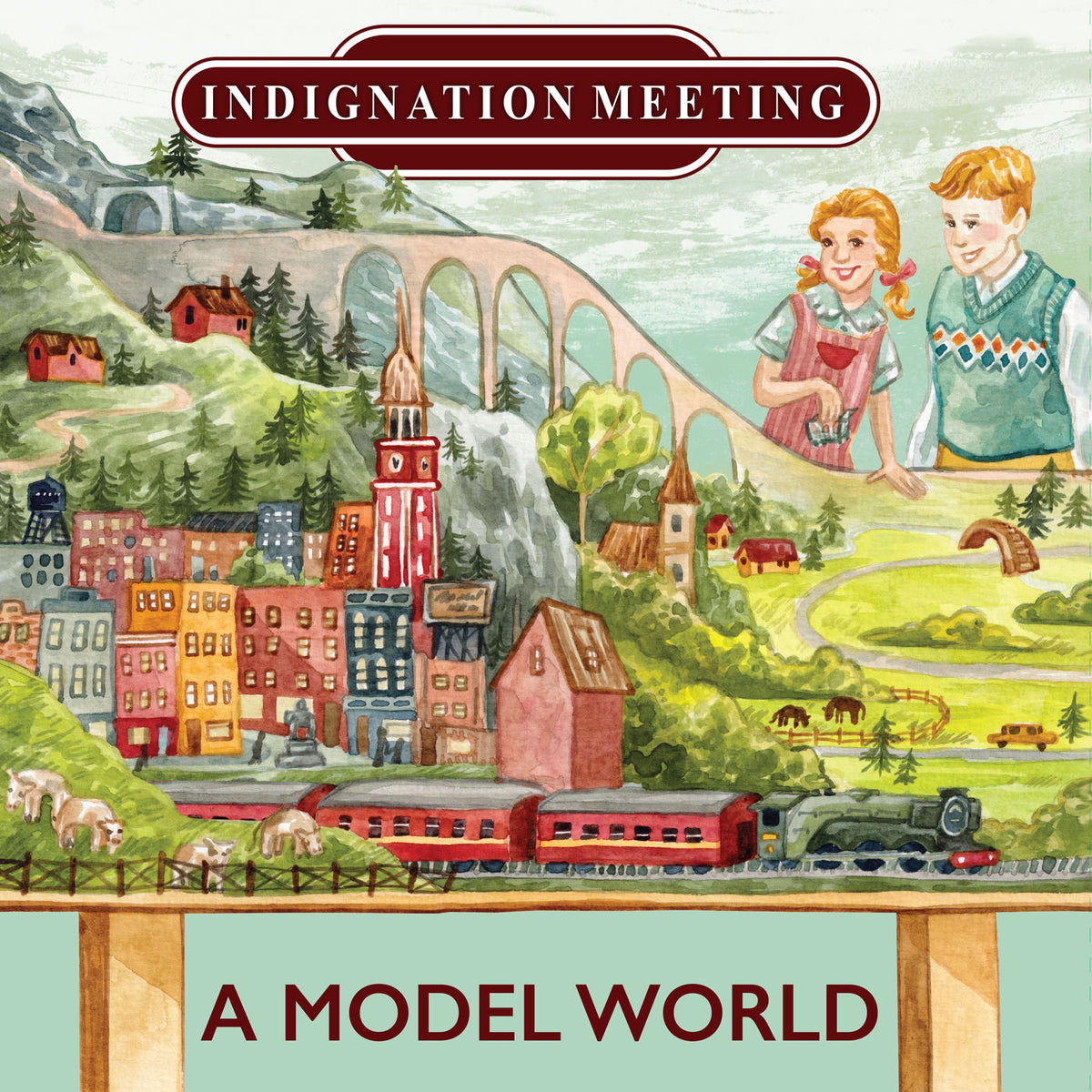 Indignation Meeting – A Model World vinyl record cover