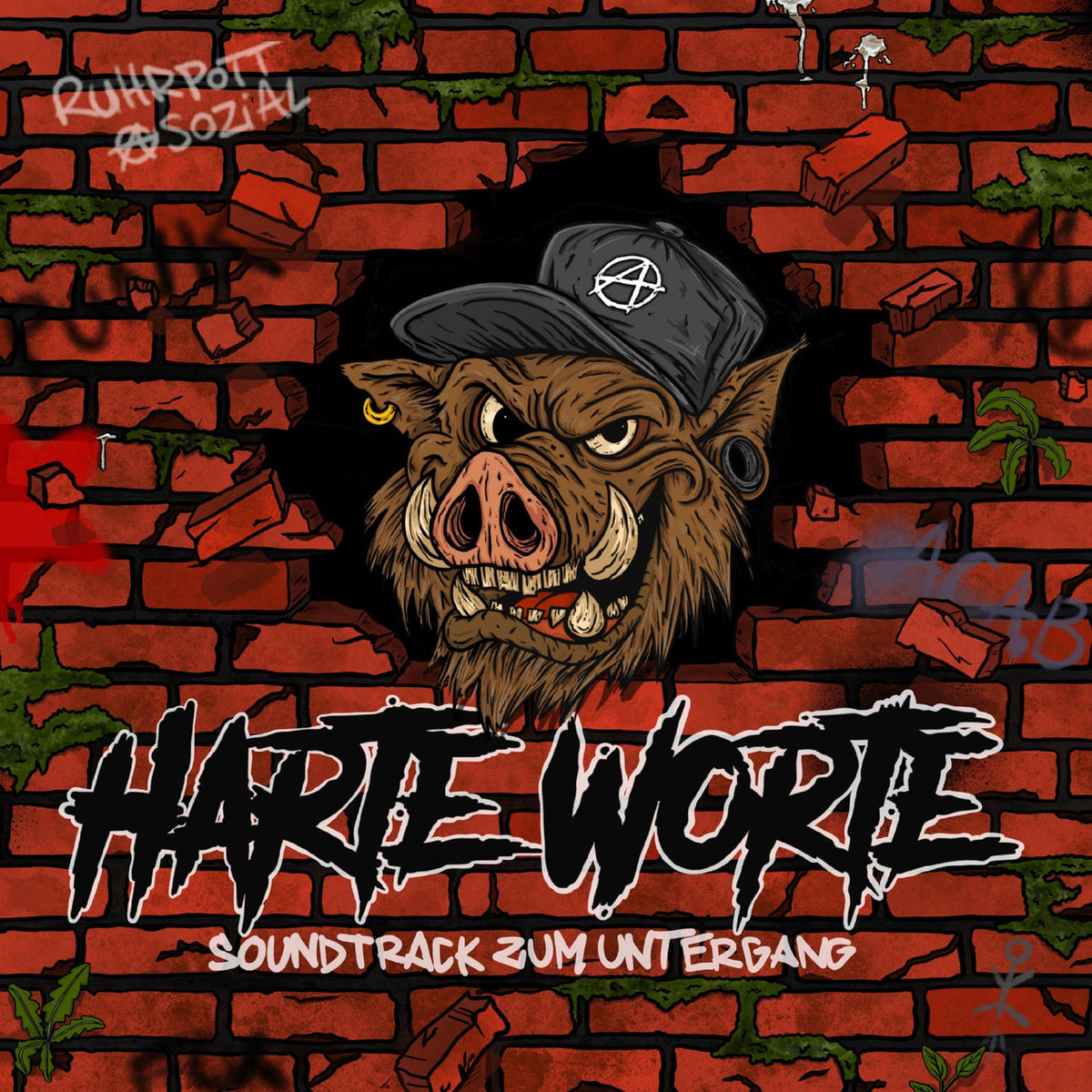 Harte Worte – Soundtrack zum Untergang (Coloured Vinyl) vinyl record cover