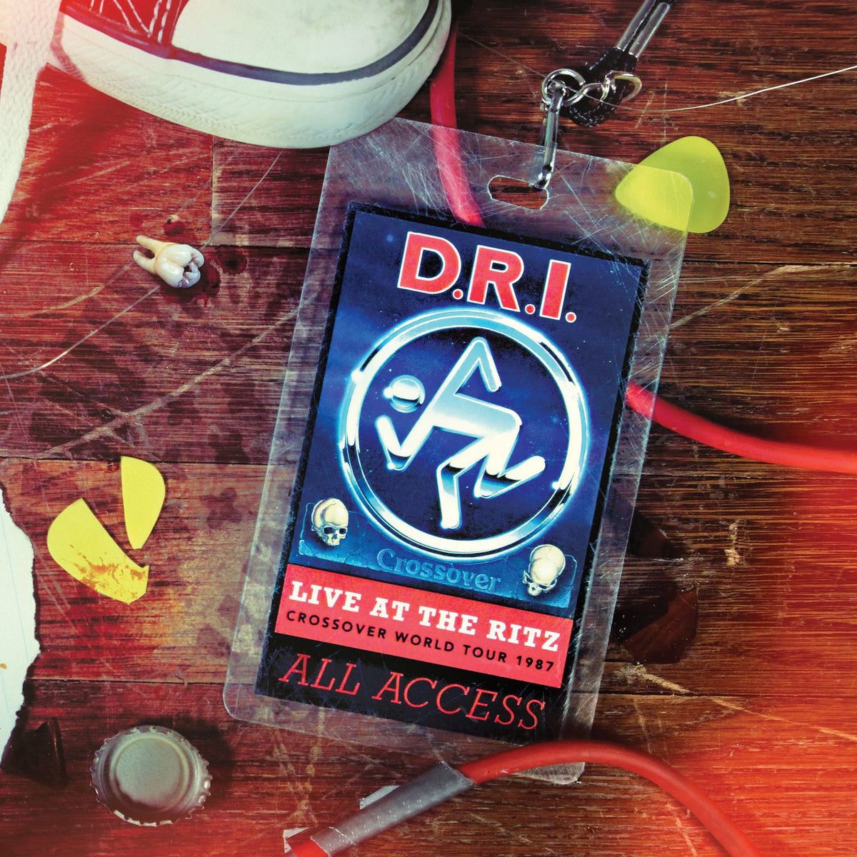 D.R.I. – Live At The Ritz; 1987 vinyl record cover