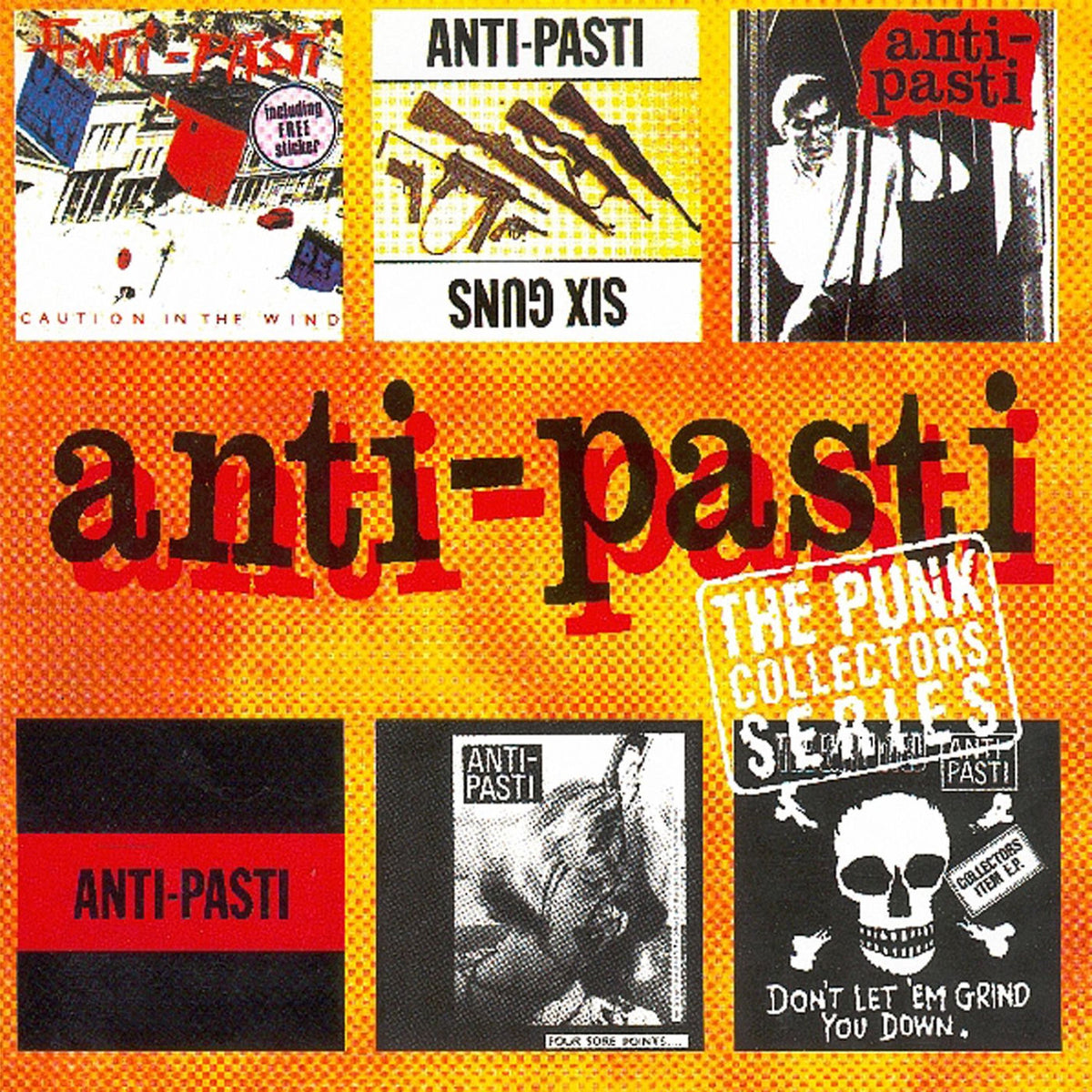 Anti-Pasti – The Punk Singles Collection vinyl record cover