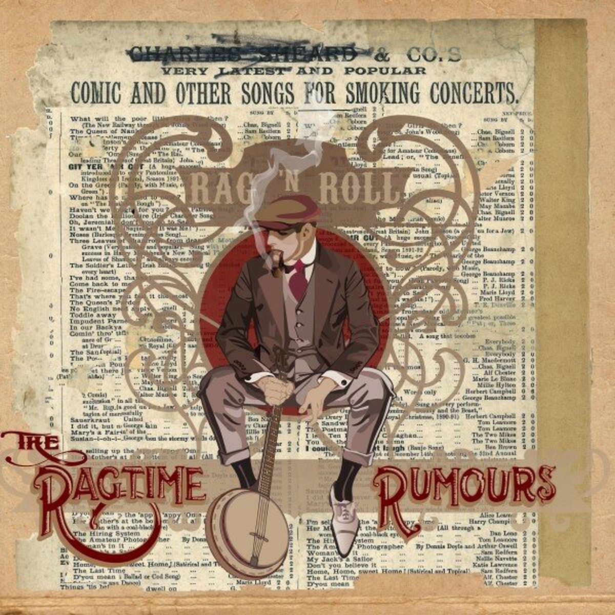 The Ragtime Rumours – Rag 'N Roll vinyl record cover