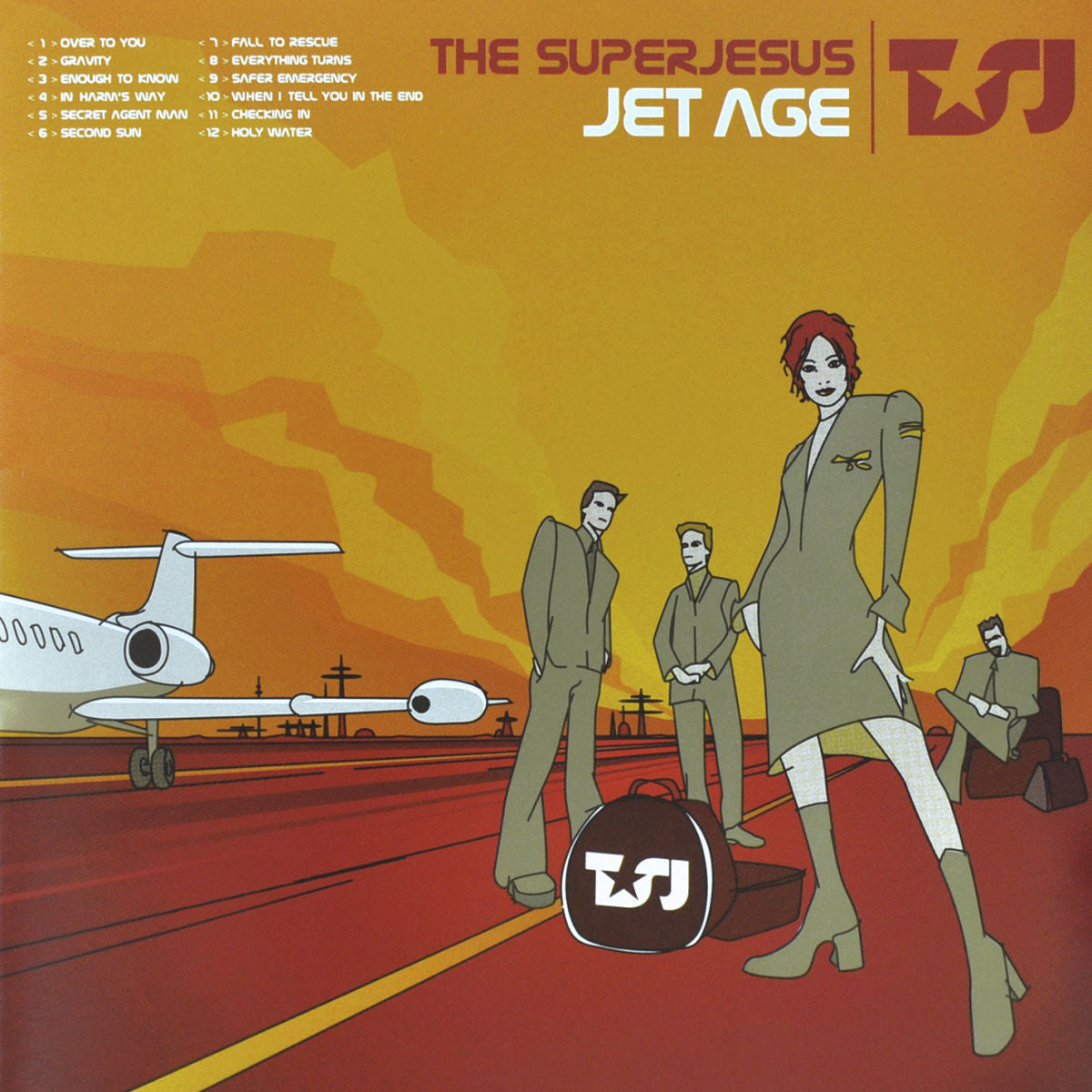 Superjesus, The – Jet Age (BLUE VINYL) vinyl record cover