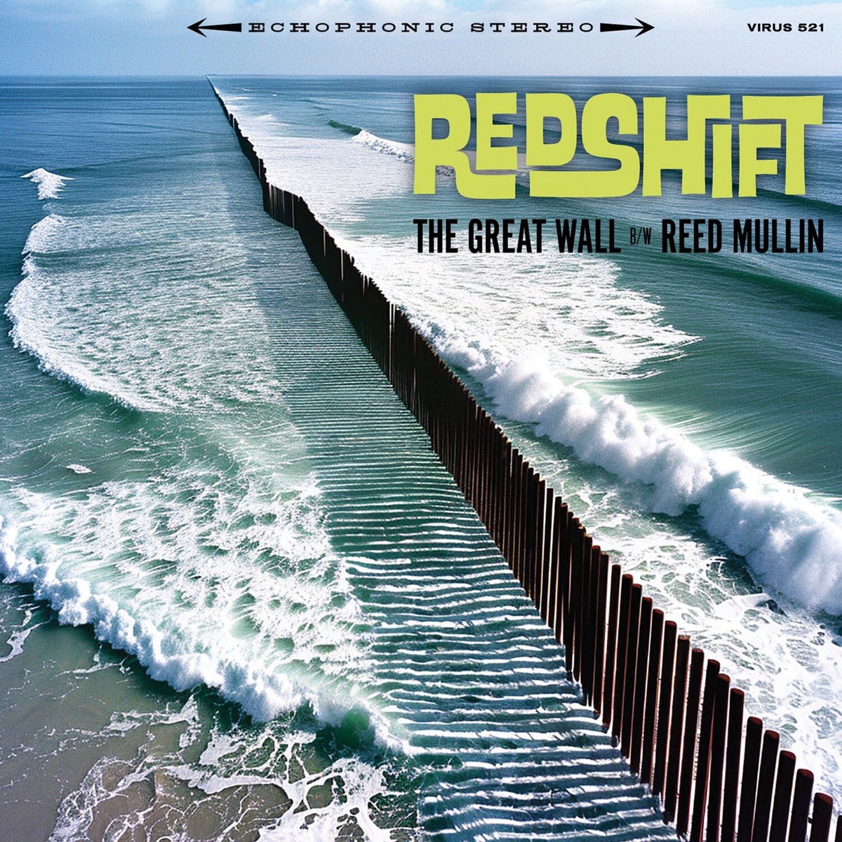 REDSHiFT – The Great Wall / Reed Mullin vinyl cover