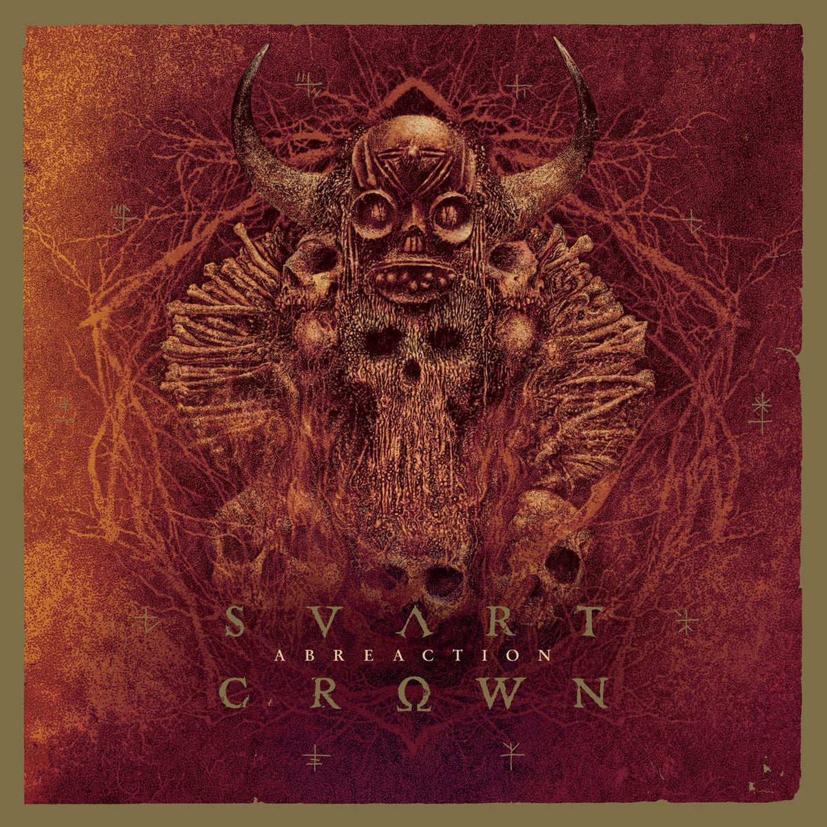 Svart Crown – Abreaction (Sunburst Yellow/Red Vinyl) vinyl record cover