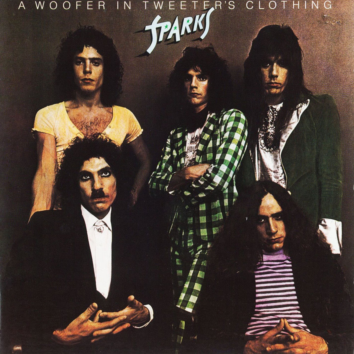 Sparks – A Woofer In Tweeters Clothing (Clear Violet Vinyl/Limited Edition) vinyl record cover