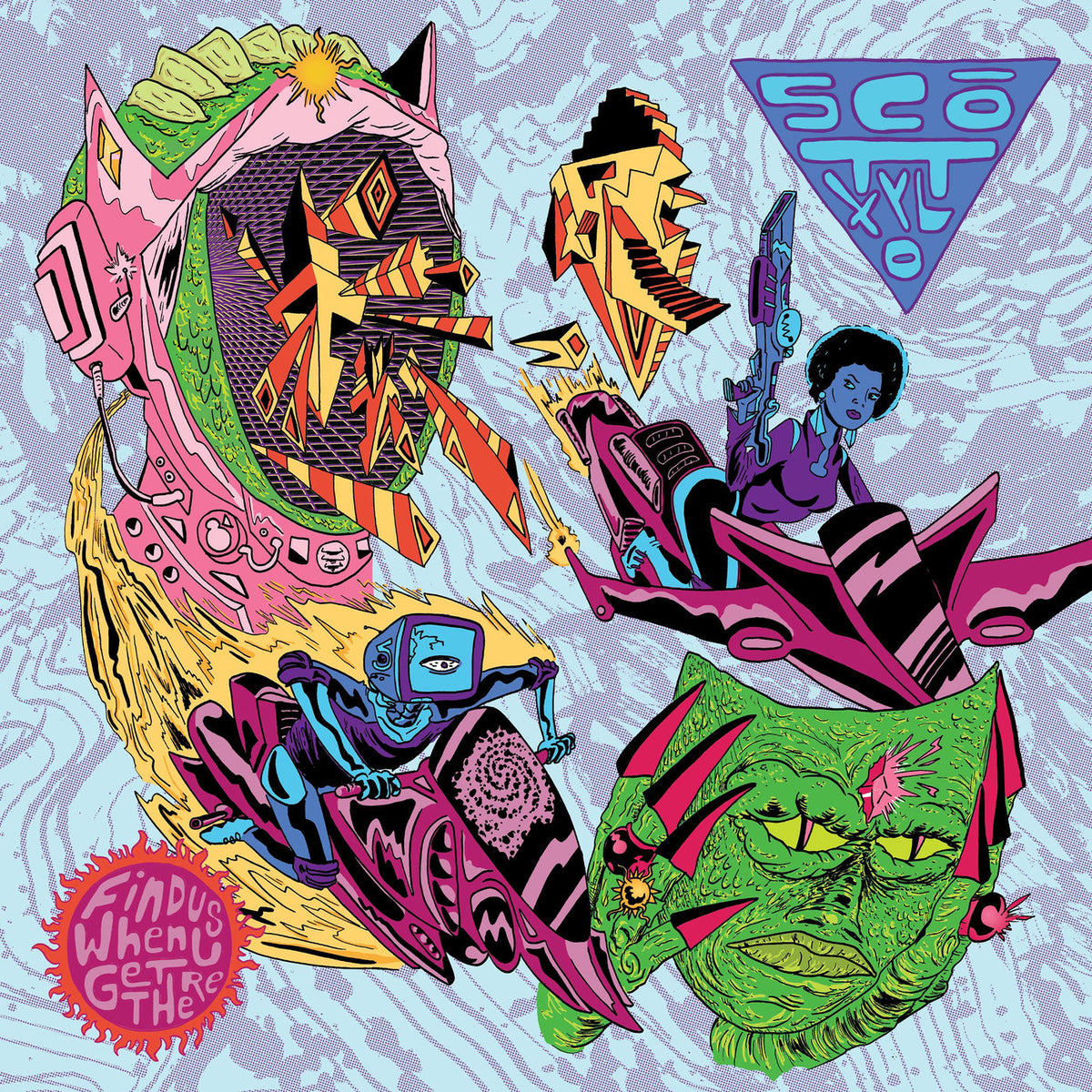 Scott Xylo – Find Us When U Get There vinyl cover