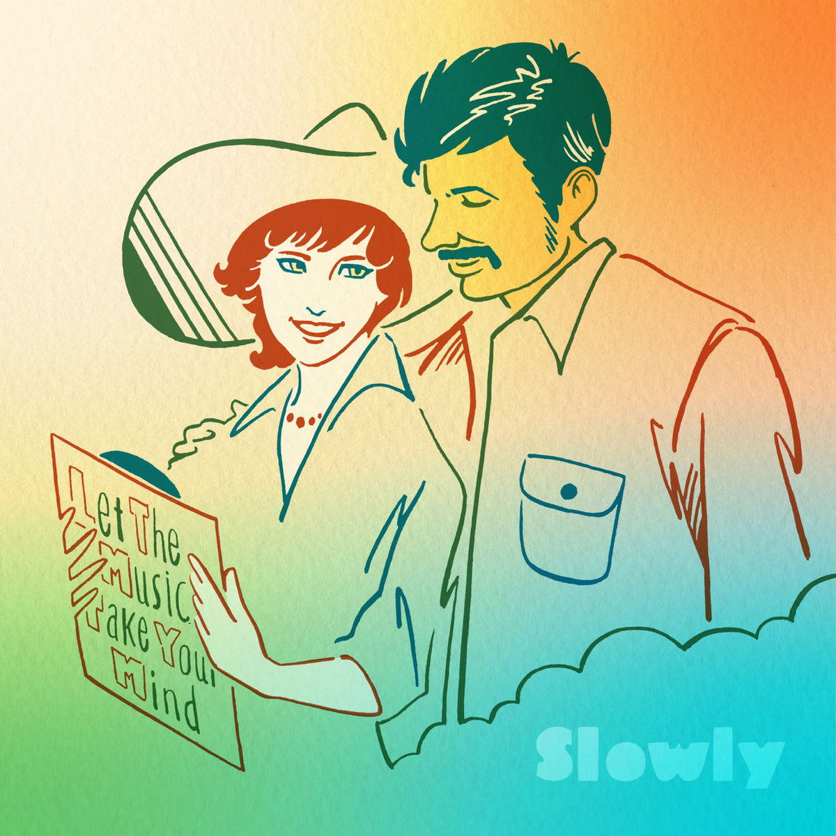 Slowly – Let The Music Take Your Mind vinyl record cover
