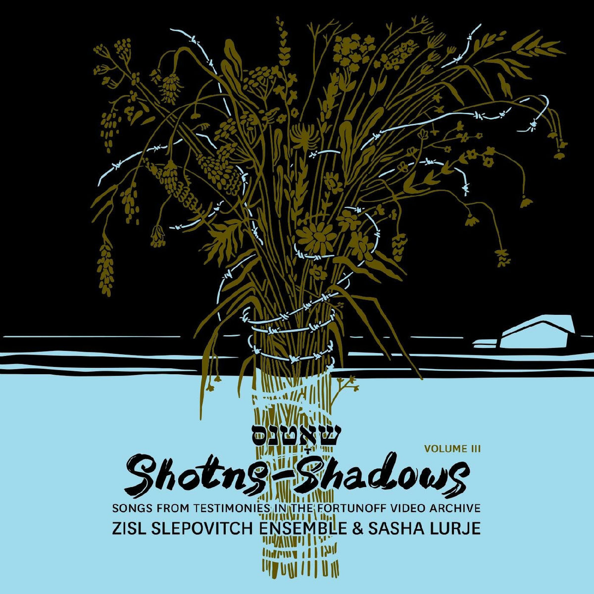 Zisl Slepovitch Ensemble – Shotns - Shadows: Songs From Testimonies in the Fortunoff Video Archive, Vol. 3 vinyl cover