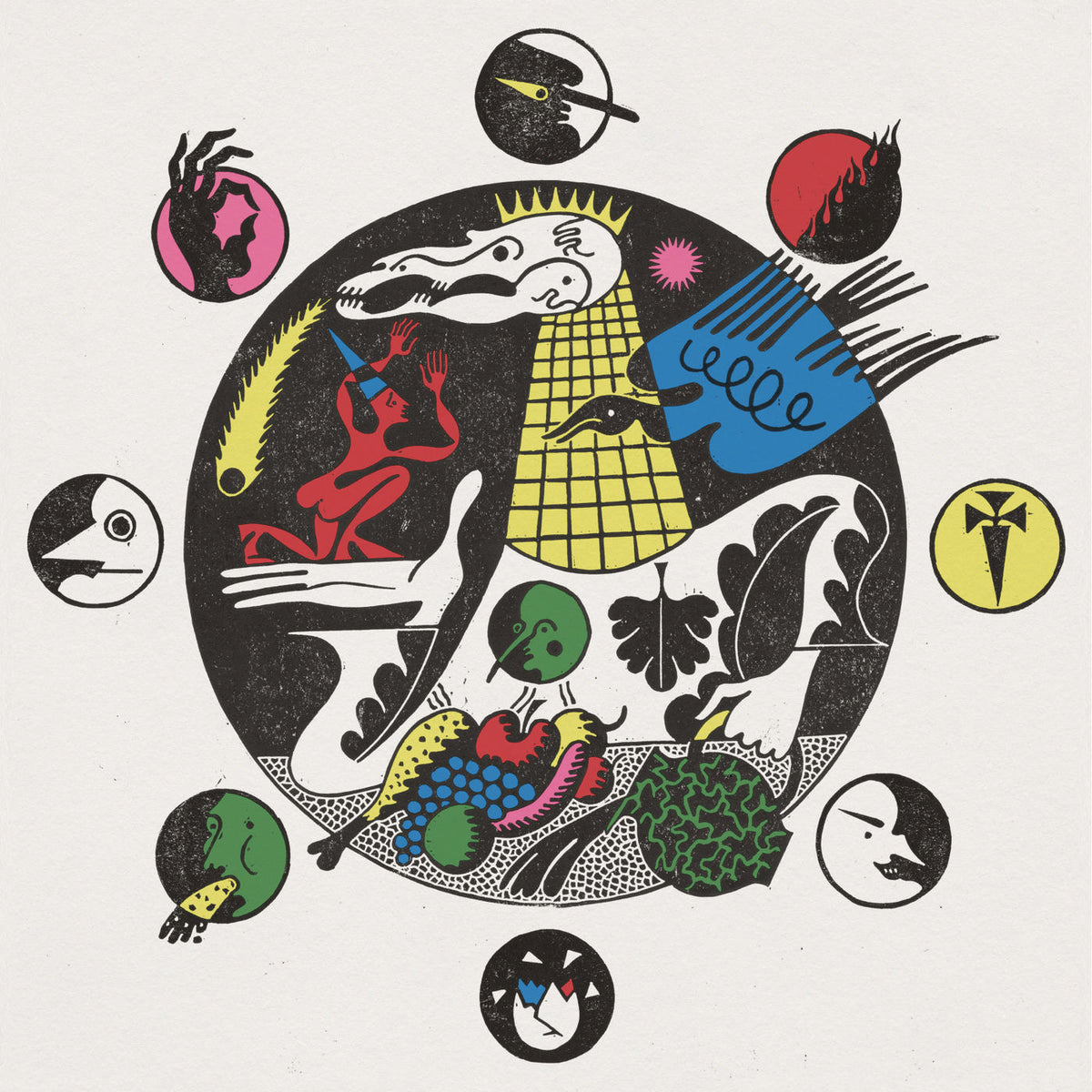 Pigs Pigs Pigs Pigs Pigs Pigs Pigs – King Of Cowards (REGAL SPLATTER) vinyl record cover