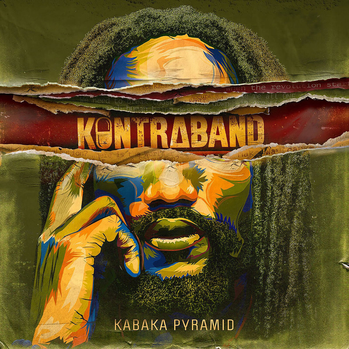 Kabaka Pyramid – Kontraband vinyl record cover