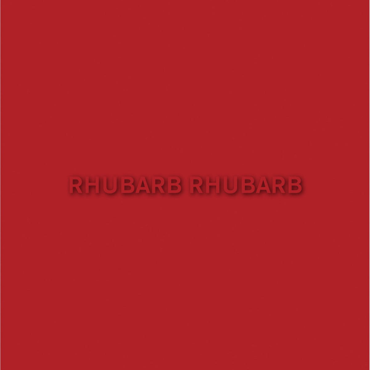 The Voyeurs – Rhubarb Rhubarb vinyl record cover