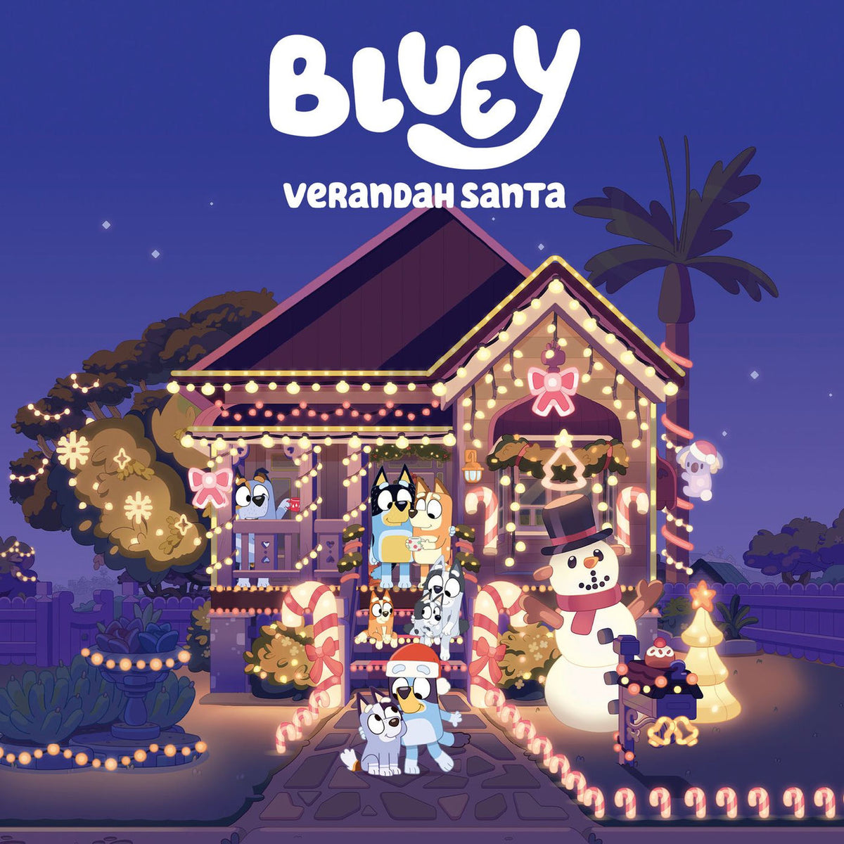 Bluey – Verandah Santa vinyl cover