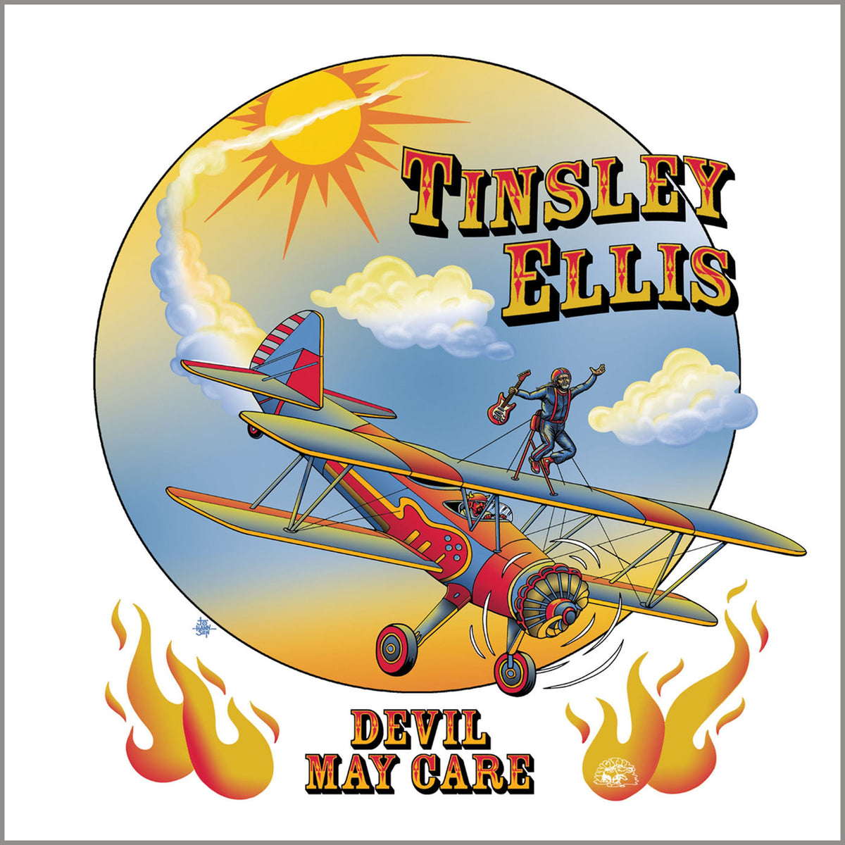 Tinsley Ellis – Devil May Care vinyl cover