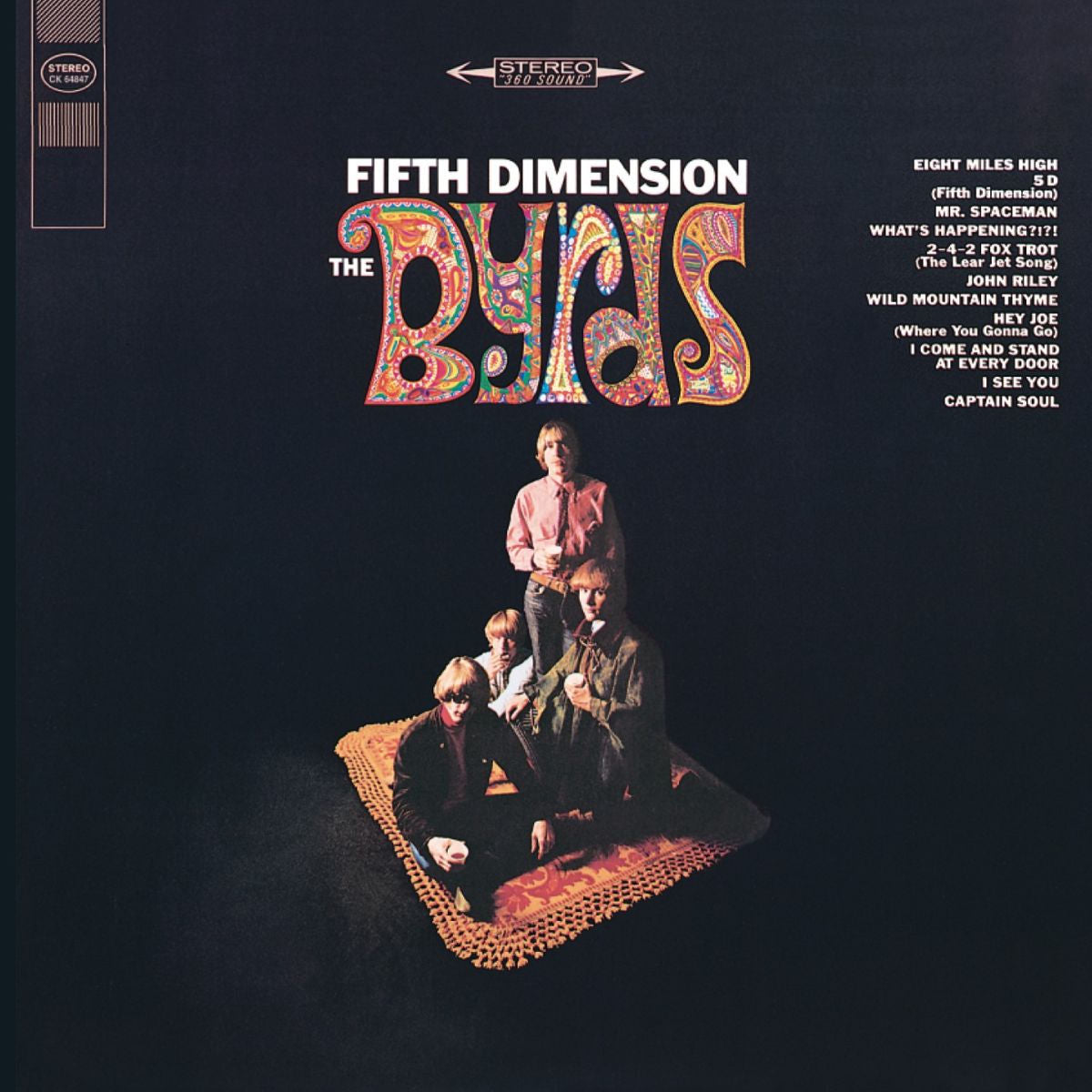 The Byrds – Fifth Dimension vinyl record cover