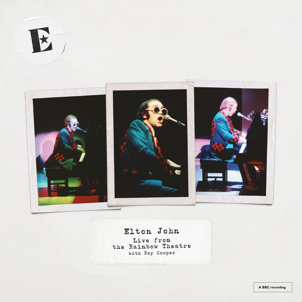 Elton John – Live from the Rainbow Theatre With Ray Cooper vinyl record cover