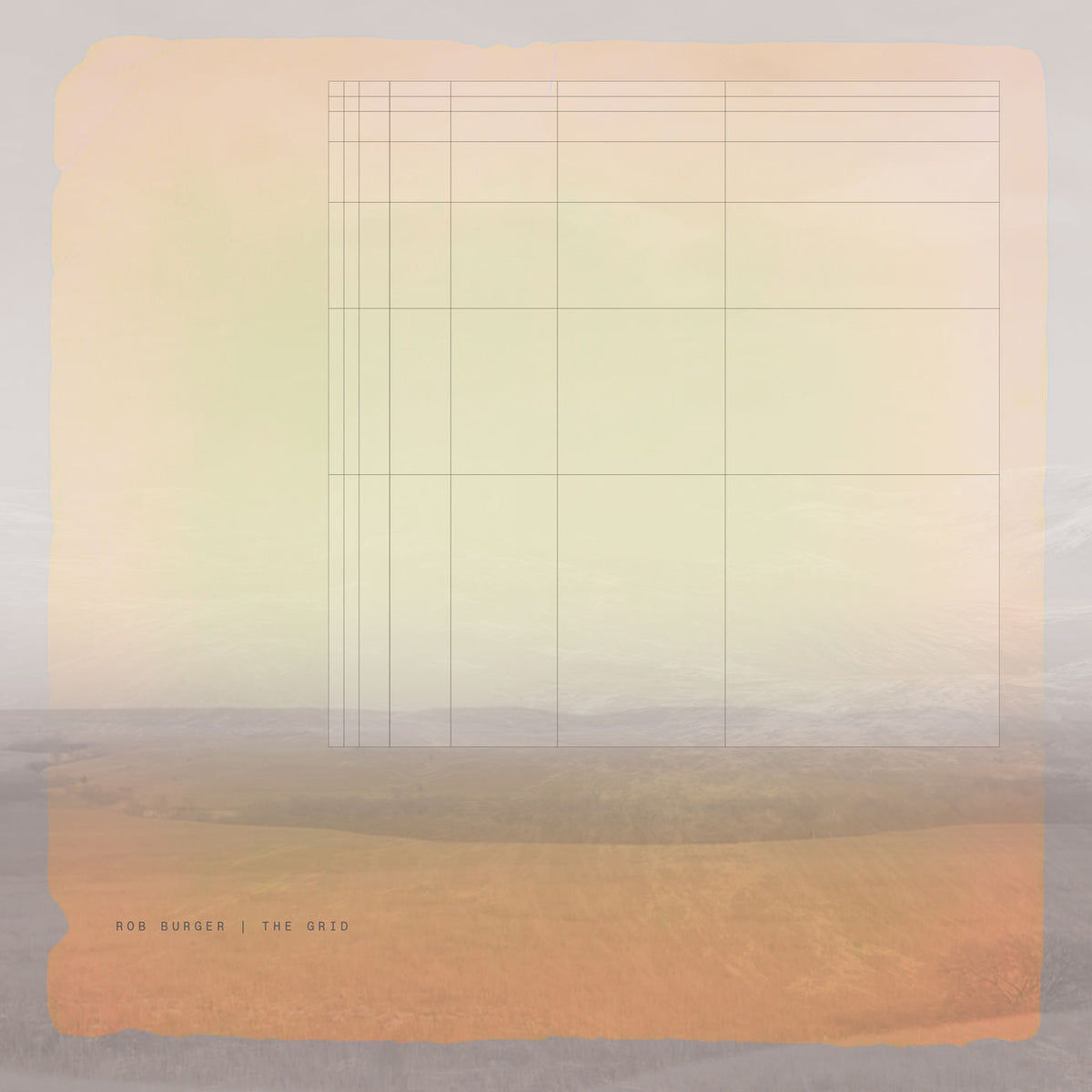 Rob Burger – The Grid (Coloured Vinyl) vinyl record cover